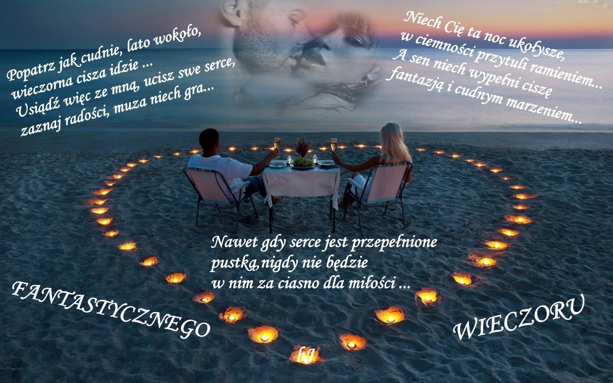 Fantastycznego wieczorku buziaczki do snu